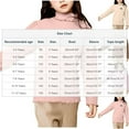 thumbnail image 5 of Posijego Girls Turtleneck Blouses Long Sleeve Shirts Cotton Casual T-Shirts Little Girl Basic Tee Shirts, 5 of 5