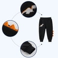 thumbnail image 4 of YAYUBA Toddler Boy Sweatpants Kids Sport Jogger Cotton Casual Active Playwear Sweats Pants, Black, 2-3 Years, 4 of 6