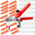 thumbnail image 1 of Efficient Ceramic Tile Installation Kit, Flatness Assurance With Reusable Wedges And Disposable Clips For Economical Tile Leveling (3–12 Mm), 1 of 5