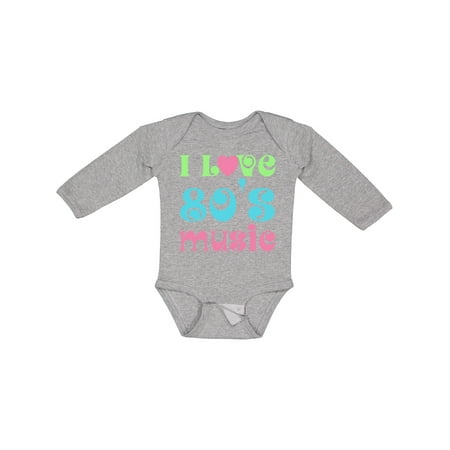 

Inktastic I Love 80 s Music Boys or Girls Long Sleeve Baby Bodysuit