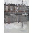 thumbnail image 3 of Parker, Jennifer Paxton 12x14 Black Modern Framed Museum Art Print Titled - Fishing Village II, 3 of 5