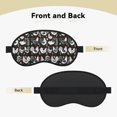 thumbnail image 2 of Salouo Laying Hens And Roosters Print Sleep Mask Eye Cover, 1-Pack Eye Masks Washable Sleeping Eyeshade Block Sleep Shade Cover Light Reduces Puffy Eyes Traveling Gifts, 2 of 7