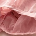 thumbnail image 3 of Cagogo Women Plus Size Two Piece Set Round Neck 3/4 Sleeve Blouse Wide Leg Pants Casual Solid Boho Loose Matching Outfits Summer Business Cruise Travel Clothes, Pink 3XL, 3 of 7