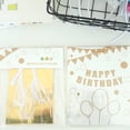 thumbnail image 4 of CCOCC Happy Birthday Banner,Stunning Laser Shine Birthday Celebration Bannerm,Long-Lasting Premium Fabric Convenient Hanging Design Birthday Banner Decoration,Gold,8.43*6.3In, 4 of 4
