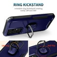thumbnail image 3 of Nalacover For Samsung Galaxy A14 5G Slim Case,Luxury Hybrid Hard PC and TPU Rugged Bumper 3-In-1 Rotatable Magnetic Ring Kickstand Four Corner Guard Shockproof Anti-Scratch Back Phone Cover.Blue, 3 of 8