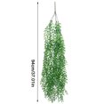thumbnail image 2 of Guirnalda de plantas colgantes de simulación de vid de sauce artificial, decoración de vegetación para el hogar, ratán de planta falsa de plástico Scienceny HA7041-00B, 2 of 6