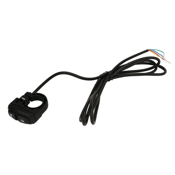 Interruptor de control de bocina de bicicleta eléctrica, bocina de luz de bicicleta eléctrica Interruptor de control de bocina de faro de bicicleta eléctrica Interruptor de control de luz de biciclet