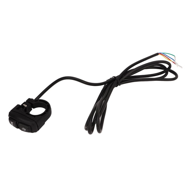 Interruptor de manillar de bicicleta eléctrica, bocina de luz de bicicleta eléctrica Interruptor de control de bocina de bicicleta eléctrica Interruptor de control de bocina