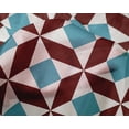 thumbnail image 4 of oneOone Silk Tabby Fabric Triangle|Parallelogram & Square Geometric Decor Fabric Printed BTY 42 Inch Wide, 4 of 4