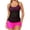 Hot Pink, variant on Staron Summer Bikini Swimsuit for Women Split Two Piece Swimwear Casual Beach Pool Vacation Tankini Set, Hot Pink XXL