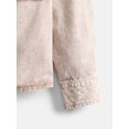 thumbnail image 3 of Weekend Academy Boys Washed Boxy Cotton Shacket with Long Sleeves, Sizes XS-XXL, 3 of 3