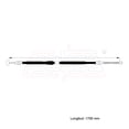 thumbnail image 2 of Cable Chicote Freno Trasero Derecho Compatible Con Ford Ranger 2.3L 2.5L 2013 2014 2015 2016 2017 2018 CAHSA Cable Chicote Acelerador, 2 of 6
