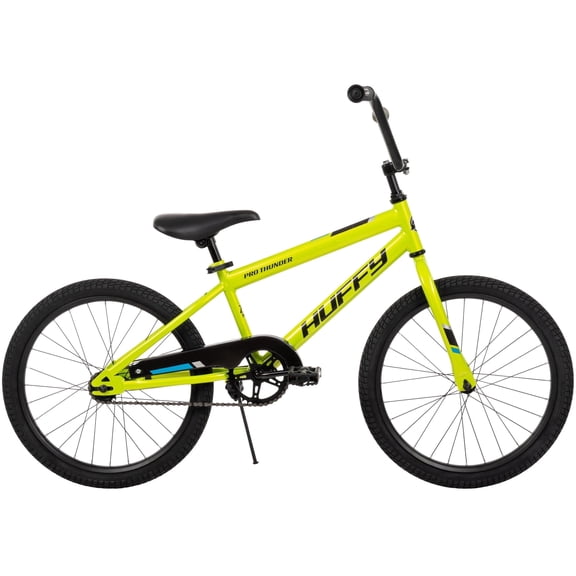 Huffy 20" Pro Thunder Kids’ Bike, Fits Riders 44" - 56, Acid Green, Youth, Boys