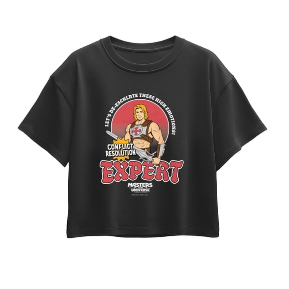 Masters of the Universe - Conflict Resolution Expert Girls' Short Sleeve Boxy Graphic T-Shirt