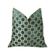 thumbnail image 2 of Plutus Velvet Turquesa Cojínhecho a mano, (doble cara 24 "x 24") Plutus PB11364-2424-DP, 2 of 2