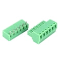 thumbnail image 4 of 10 pares de bloques de terminales de tornillo de 6 pines 15EDG terminales enchufables macho hembra de paso de 3,81 mm, 4 of 8