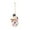 B, variant on LCXmlly Santa Claus Hanging Decoration Christmas Wooden Hanging Decoration Santa Claus Reindeer Snowman Elf Ornament
