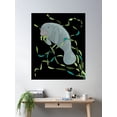 thumbnail image 2 of Happy Little Manatee (Trichechus Manatus Latirostris) Poster Wall Art, Modern Wall Decor For Living Room Bedroom, 16x24 UNFRAMED, 2 of 3