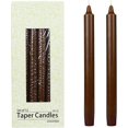 thumbnail image 1 of 10 Inch Brown Straight Taper Candles, 1 of 7