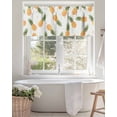 thumbnail image 4 of Orange Pineapple Valances for Windows Simple Cartoon Fruit Valance Rod Pocket Light Filtering Short Window Treatments Curtains for Kitchen Bathroom Living Room Bedroom, 1 Panel, 42 x 18 Inch, 4 of 7