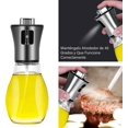 thumbnail image 4 of 200ml Clear Stainless Steel Oil Sprayer - Leakproof Cooking Vinegar Dispenser, 4 of 5