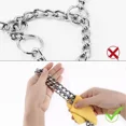 thumbnail image 4 of Collar Castigo Cadena Para Perro De Adiestramento Ajustable, 4 of 8