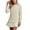 Beige #12, variant on Womens Cable Knitted Sweater Dress Stylish Crewneck Patchwork Pleated Knitted Dresses Fall Lounge Long Sleeve Mini Sweater Dress