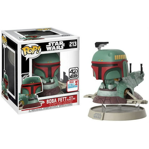 Funko POP Star Wars Boba Fett with Slave One 213 Vinyl Bobble Head Figure