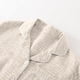 thumbnail image 5 of Conjunto de pijama de verano para hombre, cárdigan de manga corta y pantalones cortos, ropa de casa fina de color liso, conjunto de pijama para hombre, 5 of 7