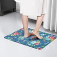 thumbnail image 4 of Pioneer Flower Floral Print Flannel Non Slip Door Rugs,Washable Door Mats Indoor,Decorative Door Mats,Dirt-Resistant and Absorbent Doormat for Entrance,Bedroom,Kitchen,Bathroom,31.5"x17", 4 of 4