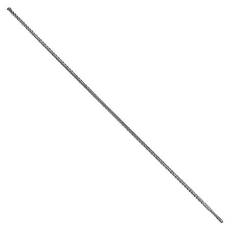 UPC: 0008925150770 | Diablo 1/2 in. X 39 in. L Carbide Tipped 2-Cutter Hammer Drill Bit SDS-Plus Shank 1 pk