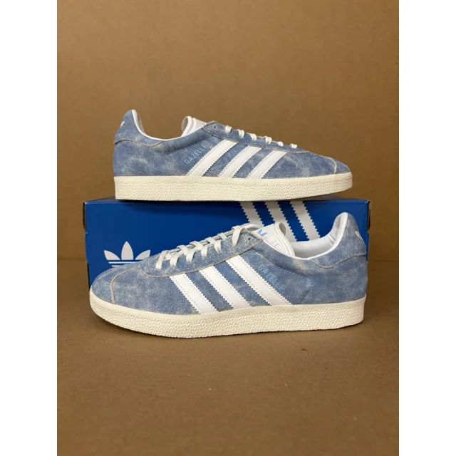 Ad-id-as Gazelle Sneakers Semi Blue Burst/Footwear White IH9864 Men’s Size 8M