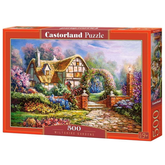 Bridge Toys - Castorland, 500 Piece Jigsaw Puzzle, Wiltshire Gardens
