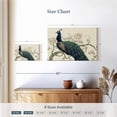 thumbnail image 4 of Elephant Stock Peacock And Blossoms Ii Wall Art - Horizontal Canvas Wall Art - Living Room Wall Decor - Animal Canvas - Blue And Green Decor By Tim O'toole - 12" x 8", 4 of 8