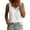 White, variant on Noric Women's Cotton Linen Sleeveless Tank Top Scallop V-Neck Loose Fi Casual Summer Basic Tops