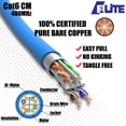 thumbnail image 2 of Infinity Cable CAT6 F/UTP 4 Pairs 26AWG Patch Cable CM 100% Pure Copper, 1000 Ft. Bulk Cable Reel, White, 2 of 7
