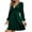 A01-Green, variant on Wedding Guest Dress for Womens V Neck Velvet Glitter Dress Long Sleeve Fall Winter Wrap Tunic Dress Cocktail Party Gown Sexy Mini Dress