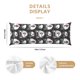 thumbnail image 3 of Fotbe Husky Funda para Almohada Corporal con Diseño, Funda de Microfibra Ultrasuave de 20x54 Pulgadas, Ropa de Cama Elegante, 3 of 7