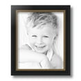 thumbnail image 2 of ArtToFrames 9x11 inch Black Velvet with Gold Picture Frame, Black MDF Poster Frame (4690), 2 of 7