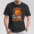 thumbnail image 2 of I Dunked 100 Days of School Basketball T-Shirt for Boys, 100 Days Smarter Sports Tee, Kids Basketball Celebration Shirt, Fun School Milestone Outfit, 2 of 3