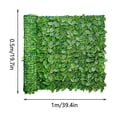 thumbnail image 3 of Cercas decorativas de la planta artificial del panel de la cerca de la pantalla del balcón de la cerca para interior, 3 of 5