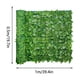 thumbnail image 3 of Cercas decorativas de la planta artificial del panel de la cerca de la pantalla del balcón de la cerca para interior, 3 of 5