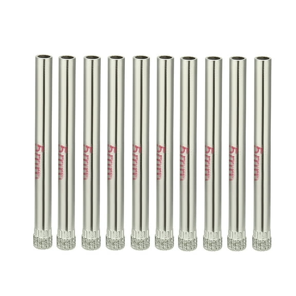 10pcs 5mm Diamond Grit Hole Saw Drill Bit for Tile Glass