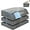 Gray, variant on Foot Rest Under Desk for Office Use, Gel Memory Foam Foot Stool with 3 Adjustable Heights and Feet Warm Pocket for Back, Hip, Legs Discomfort Relief, Ergonomic Footrest for Office Chair & Gaming Chair