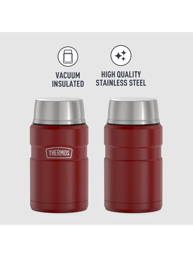 Thermos Stainless King Food Jar, Rustic Red, 24 Ounce - Walmart.com