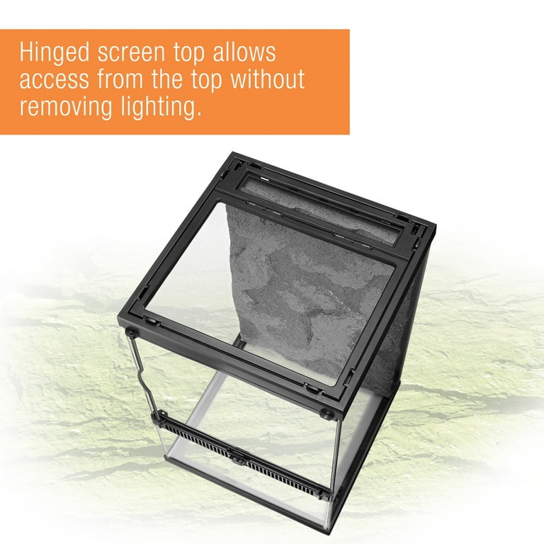Zilla Tropical Reptile Vertical Starter Kit with Mini Halogen