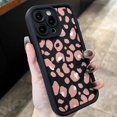 thumbnail image 5 of Funda de teléfono con estampado de leopardo rosa para iPhone, carcasa trasera de pantalla completa para iPhone 16, 15, 14, 13, 12, 11 Mini Pro Max, X, XR, XSMax, 6S, 6, 7, 8 Plus, SE20, Y2k, 5 of 5
