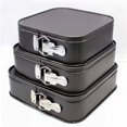 thumbnail image 4 of 8/9/10 Inch Square Cake Mold Non Stick Pan Tray Home Slipknot Removable Base Home Cake Mold Baking Pan Tray DIY Tools, 4 of 6