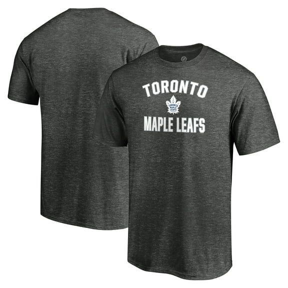 Men's Heathered Gray Toronto Maple Leafs Victory Arch T-Shirt
