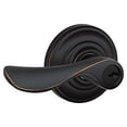 thumbnail image 2 of SCHLAGE F51A CHP 716 AND Champagne Lever with Andover Trim Keyed Entry Lock Aged Bronze, 2 of 2